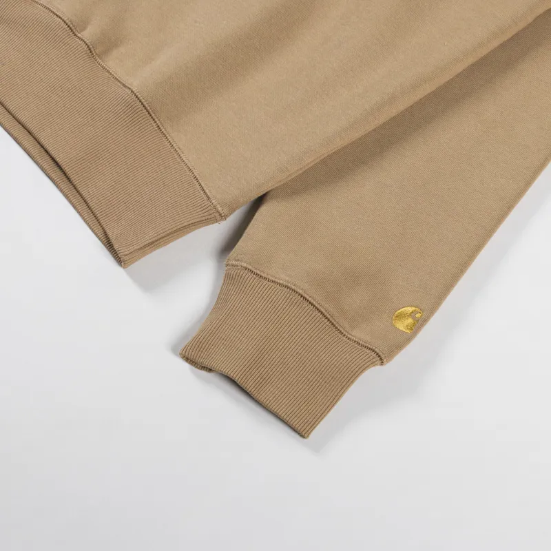 Carhartt WIP Chase Sweatshirt Peanut Gold-6