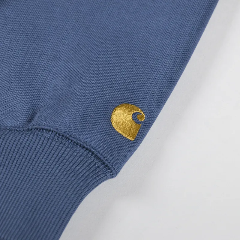 Carhartt WIP Chase Sweatshirt Positano Gold-6