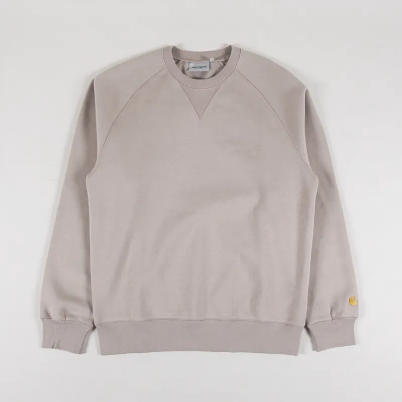 Carhartt WIP Chase Sweatshirt Dusky Beige Gold