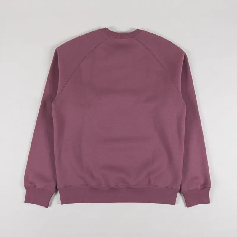 Carhartt WIP Chase Sweatshirt Dusky Pink Gold-1