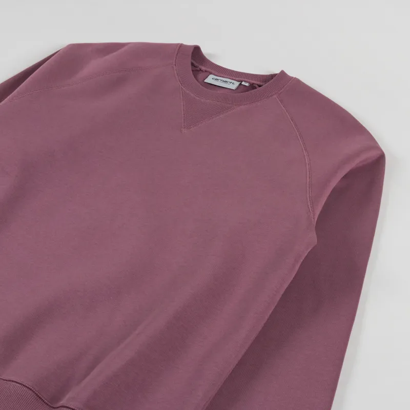 Carhartt WIP Chase Sweatshirt Dusky Pink Gold-2