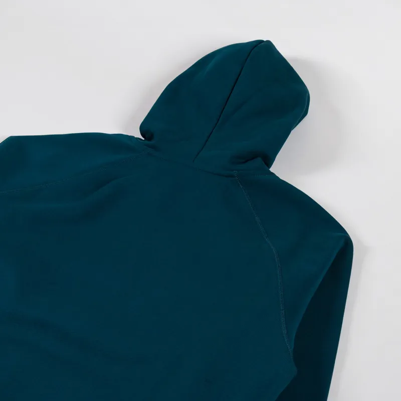 Carhartt WIP Hooded Chase Sweat Duck Blue Gold-3