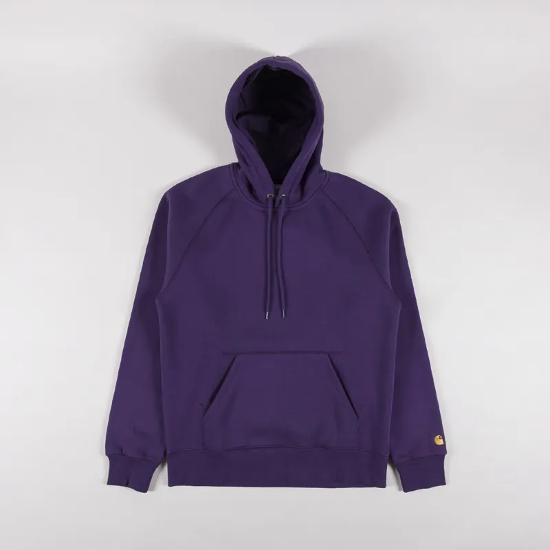 Carhartt WIP Hooded Chase Sweat Lokers Gold