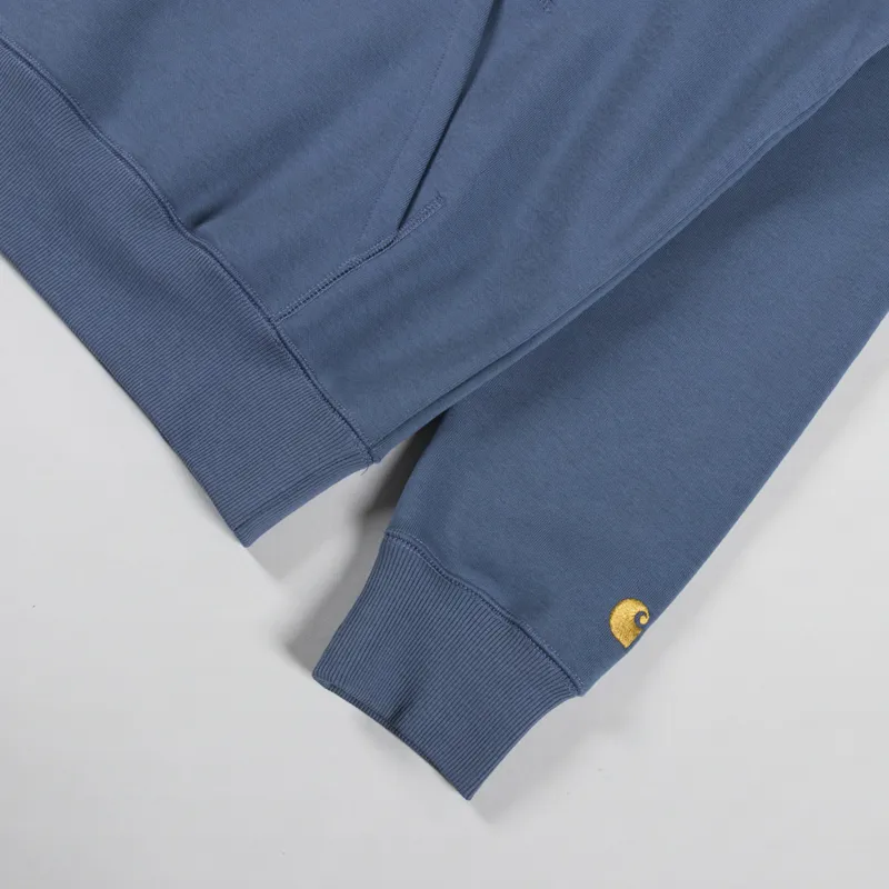 Carhartt WIP Hooded Chase Sweat Angelite Gold-8