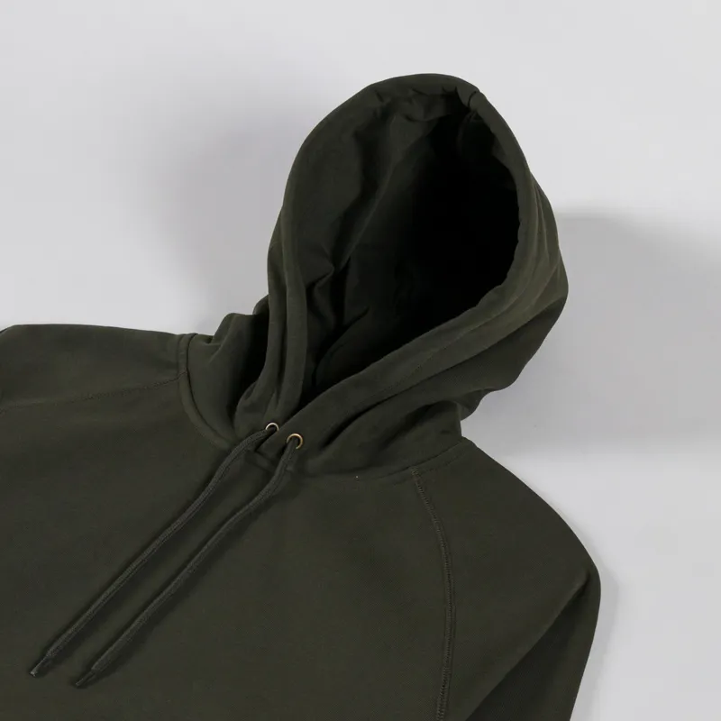 Carhartt WIP Hooded Chase Sweat Olive Gold-2