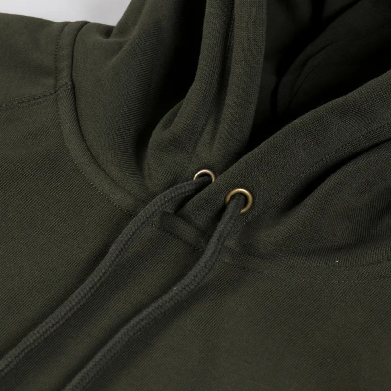Carhartt WIP Hooded Chase Sweat Olive Gold-4