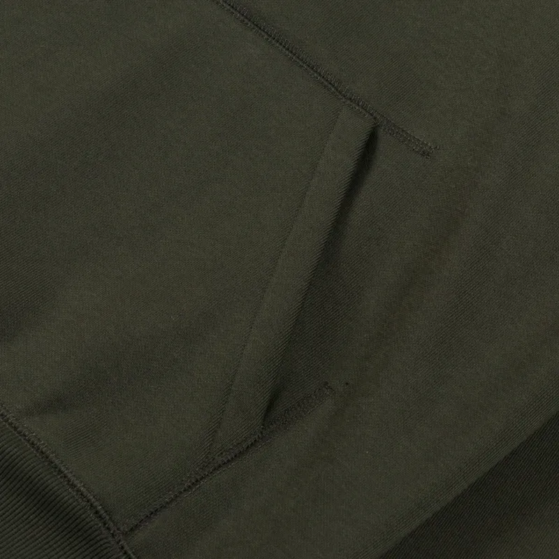 Carhartt WIP Hooded Chase Sweat Olive Gold-5