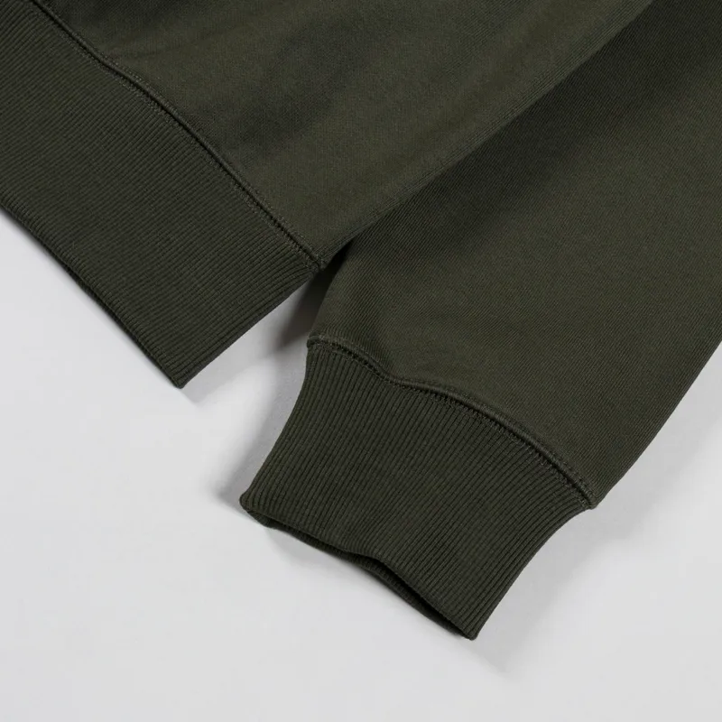 Carhartt WIP Hooded Chase Sweat Olive Gold-7