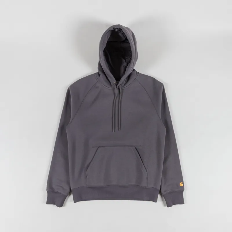 Carhartt WIP Hooded Chase Sweat Porphyry Gold