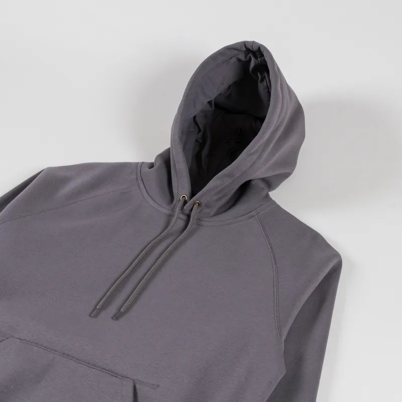 Carhartt WIP Hooded Chase Sweat Porphyry Gold-2