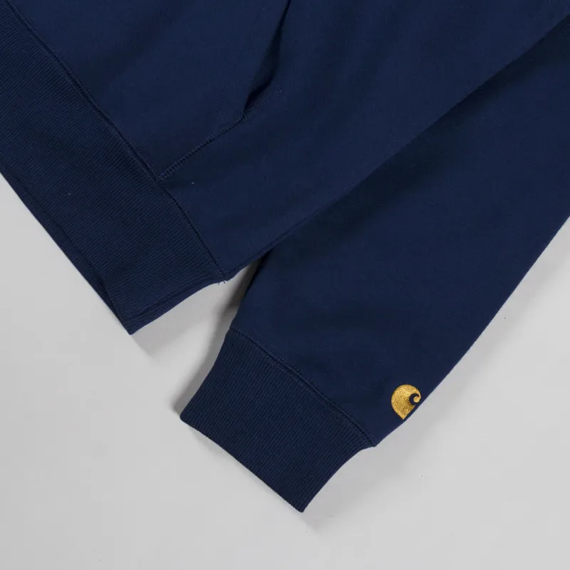 Carhartt WIP Hooded Chase Sweat Jupiter Gold-6