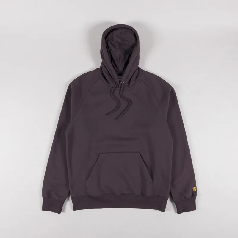 Carhartt WIP Hooded Chase Sweat Shale Gold