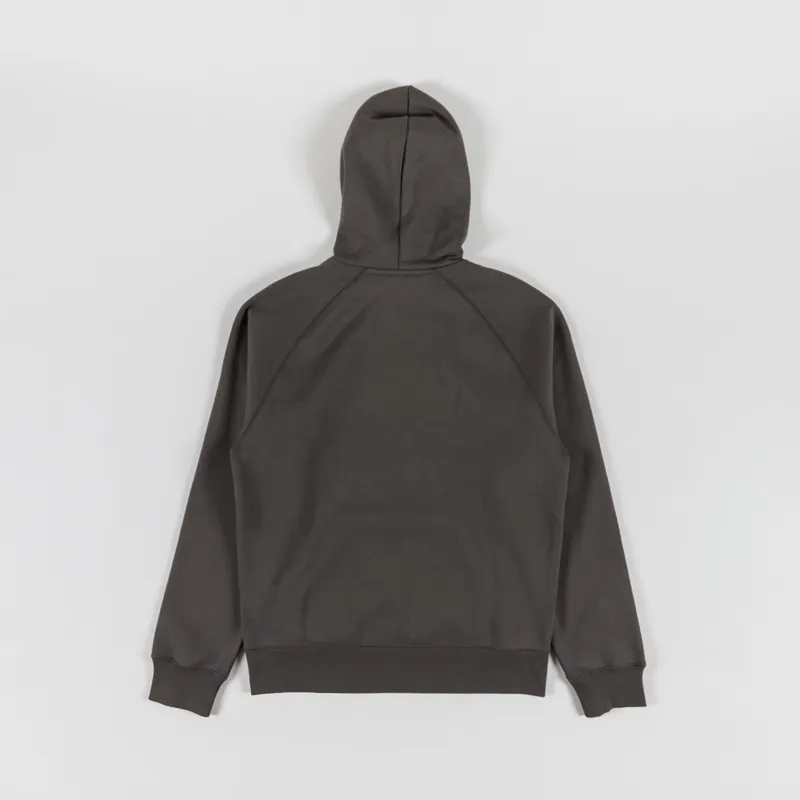 Carhartt WIP Hooded Chase Sweat Shungite Gold-1
