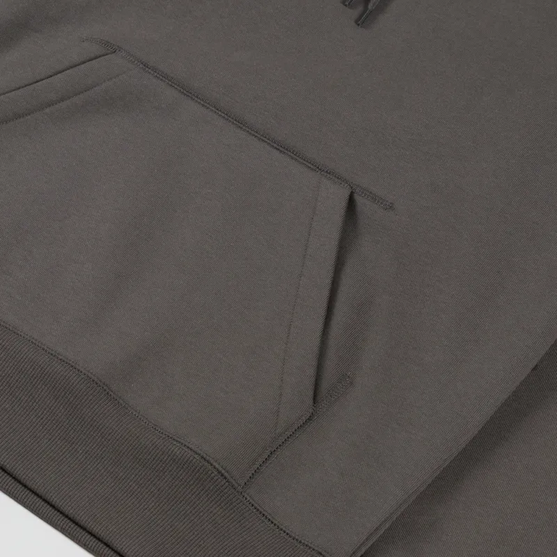 Carhartt WIP Hooded Chase Sweat Shungite Gold-5