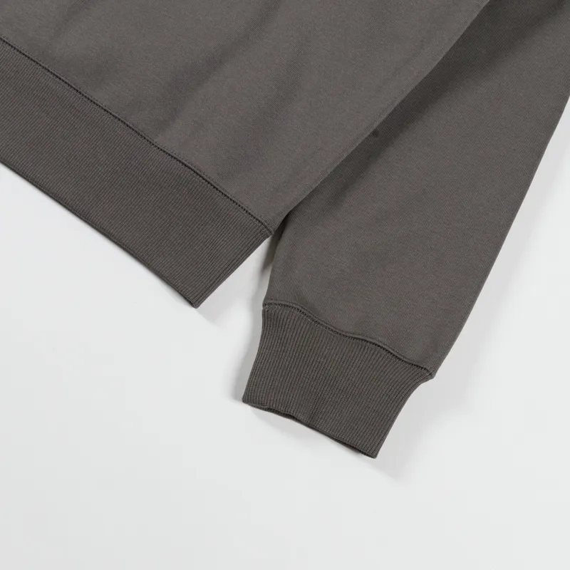 Carhartt WIP Hooded Chase Sweat Shungite Gold-7