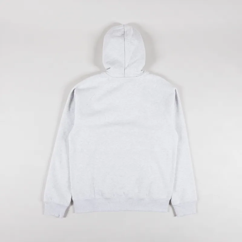 Carhartt WIP Hooded Chase Sweat Ash Heather Gold-1