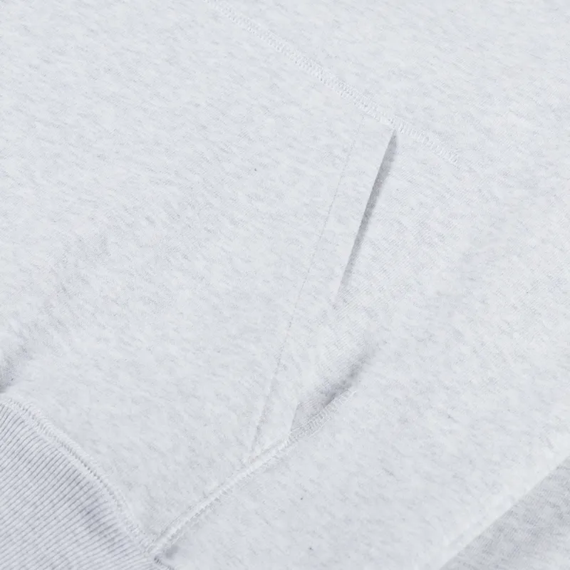 Carhartt WIP Hooded Chase Sweat Ash Heather Gold-5