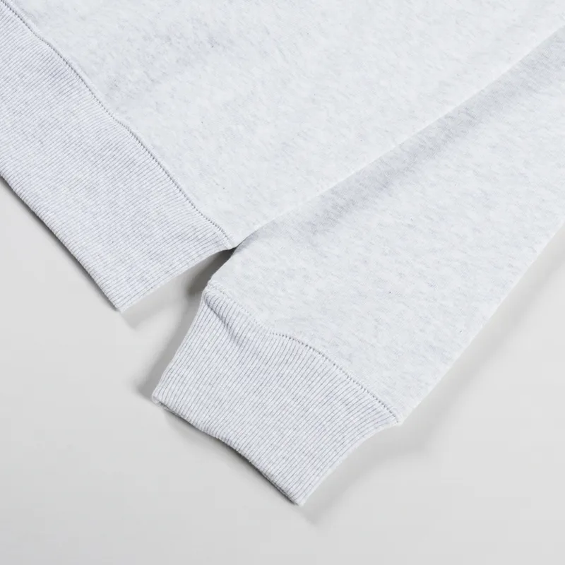 Carhartt WIP Hooded Chase Sweat Ash Heather Gold-7