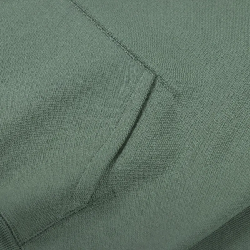 Carhartt WIP Hooded Chase Sweat Duck Green Gold-4