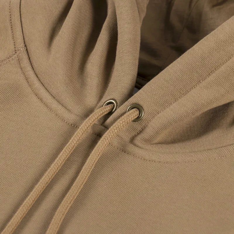 Carhartt WIP Hooded Chase Sweat Peanut Gold-4