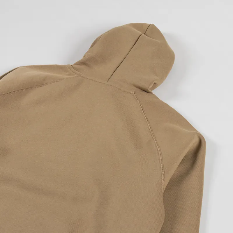 Carhartt WIP Hooded Chase Sweat Peanut Gold-3