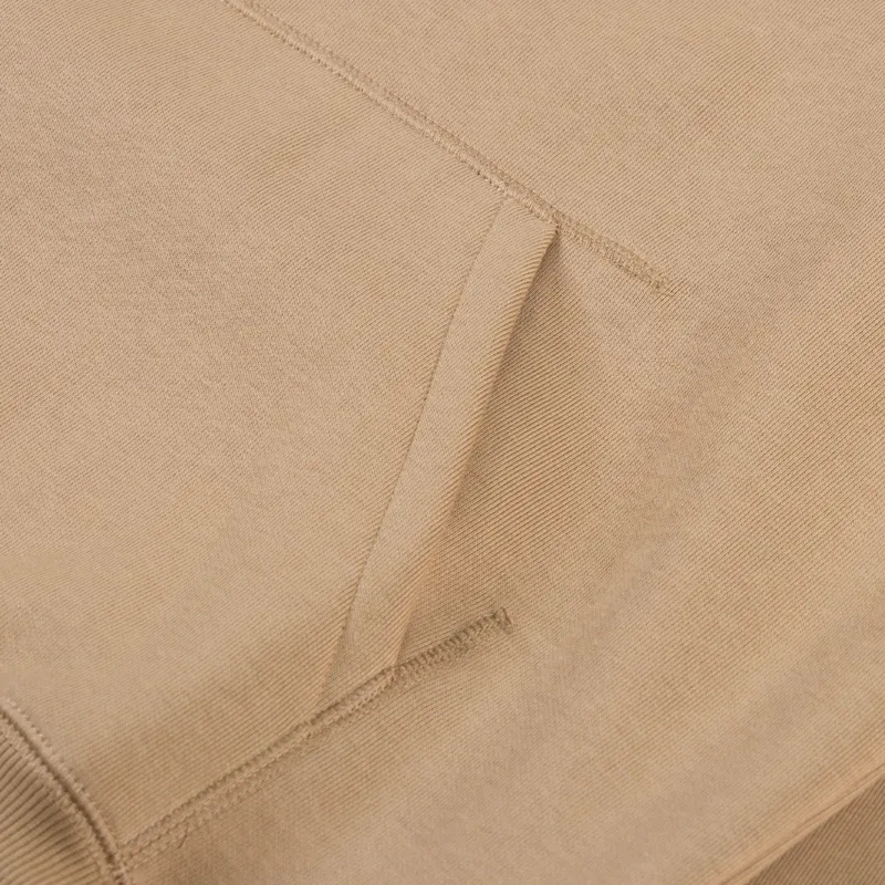 Carhartt WIP Hooded Chase Sweat Dusty H Brown Gold-6