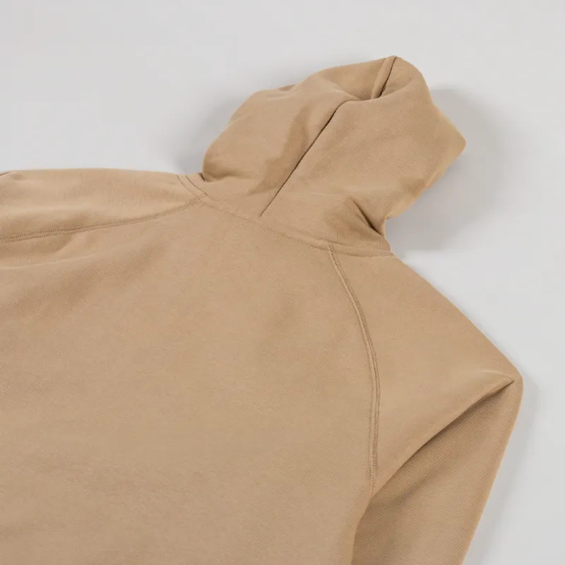 Carhartt WIP Hooded Chase Sweat Dusty H Brown Gold-3