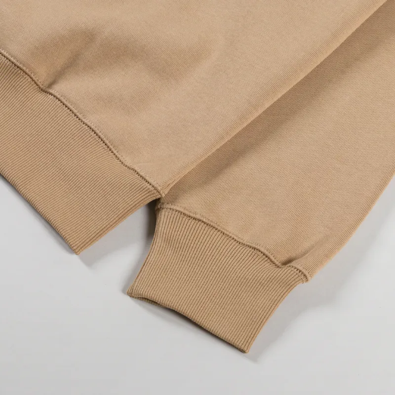 Carhartt WIP Hooded Chase Sweat Dusty H Brown Gold-8