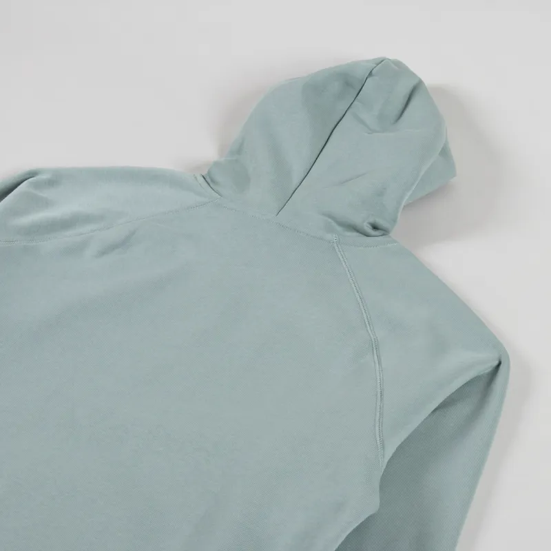 Carhartt WIP Hooded Chase Sweat Frosted Green Gold-3