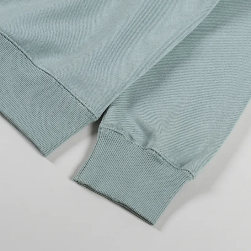 Carhartt WIP Hooded Chase Sweat Frosted Green Gold-7