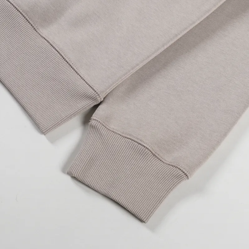 Carhartt WIP Hooded Chase Sweat Dusky Beige Gold-7