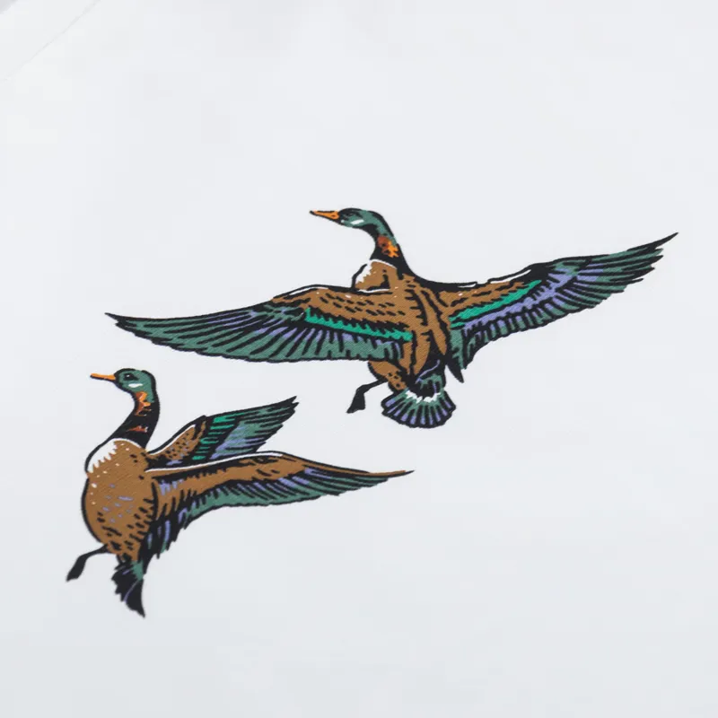 Carhartt WIP Long Sleeve Ducks T Shirt White-5