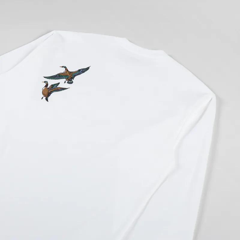 Carhartt WIP Long Sleeve Ducks T Shirt White-3