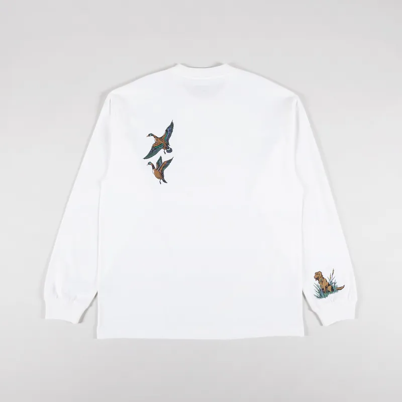 【Carhartt】 ★ LONG SLEEVE DUCKS T-SHIRT ★ LOOSE FIT Carhartt Men's 106629 Loose Fit Heavyweight Long-Sleeve