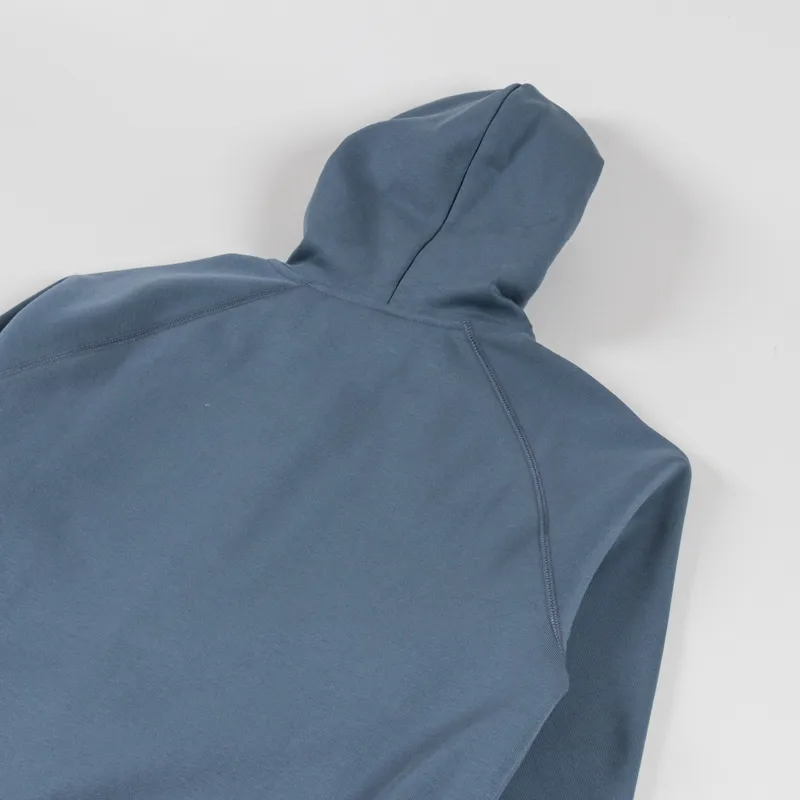 Carhartt WIP Hooded Chase Jacket Cozy Blue Gold-3