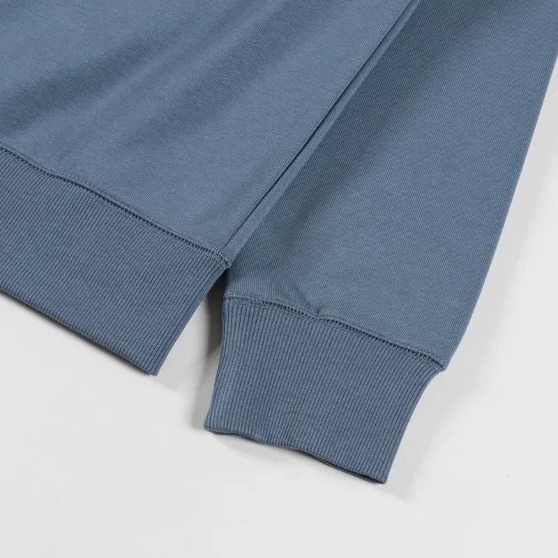 Carhartt WIP Hooded Chase Jacket Cozy Blue Gold-8