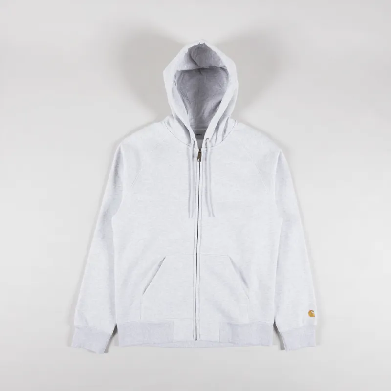 Carhartt WIP Hooded Chase Jacket Ash Heather Gold