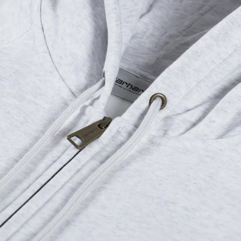 Carhartt WIP Hooded Chase Jacket Ash Heather Gold-5