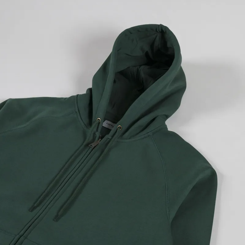 Carhartt WIP Hooded Chase Jacket Sycamore Tree Gold-2