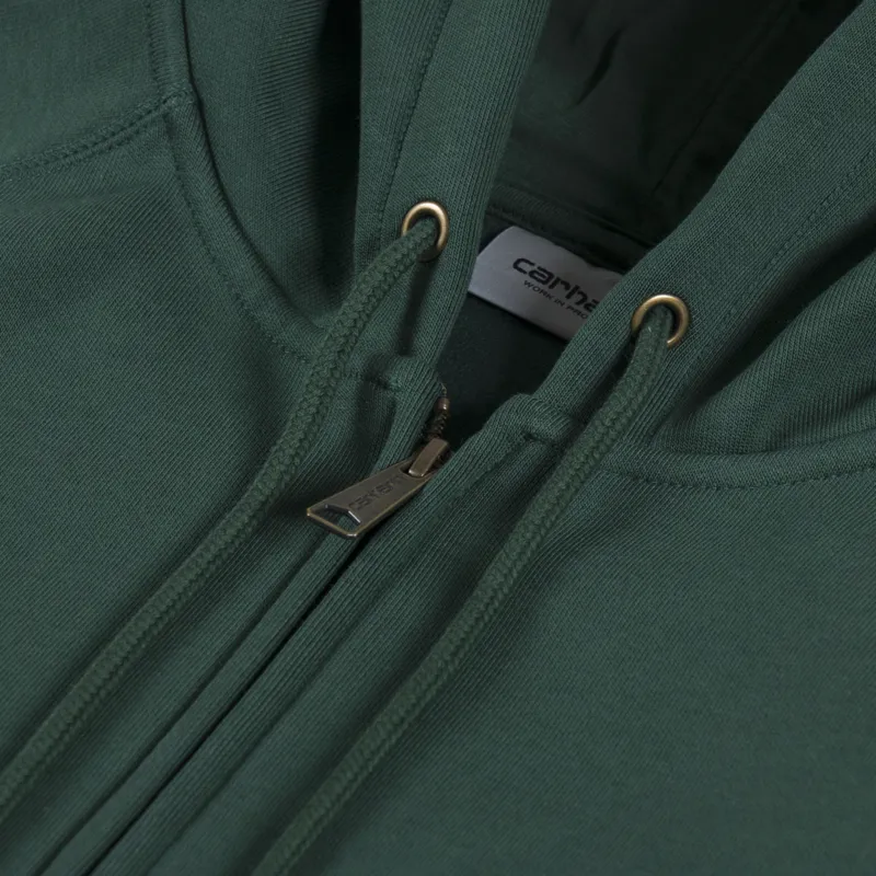 Carhartt WIP Hooded Chase Jacket Sycamore Tree Gold-4