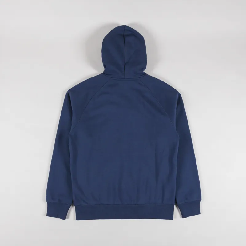 Carhartt WIP Hooded Chase Jacket Dusky Blue Gold-1
