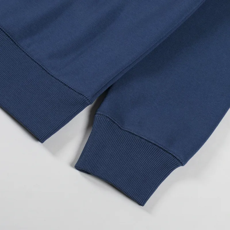 Carhartt WIP Hooded Chase Jacket Dusky Blue Gold-7