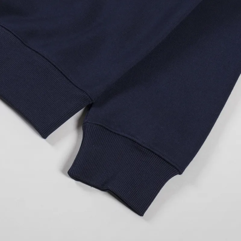 Carhartt WIP Chase Neck Zip Sweat Dark Navy Gold-7