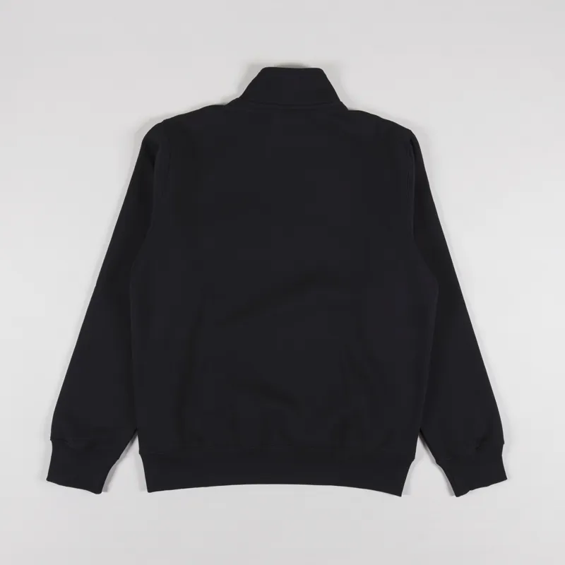 Carhartt WIP Chase Neck Zip Sweat Black Gold-1