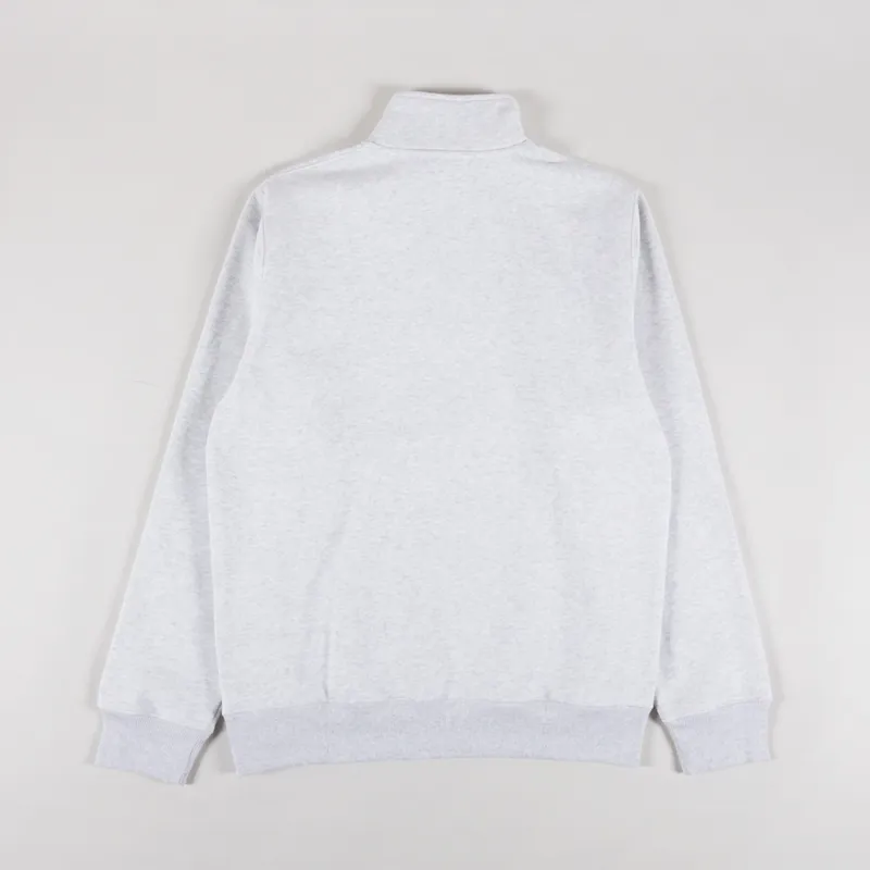 Carhartt WIP Chase Neck Zip Sweat Ash Heather Gold-1