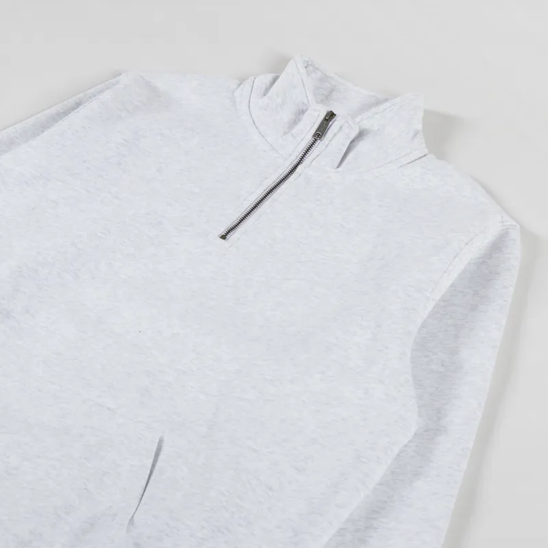 Carhartt WIP Chase Neck Zip Sweat Ash Heather Gold-2