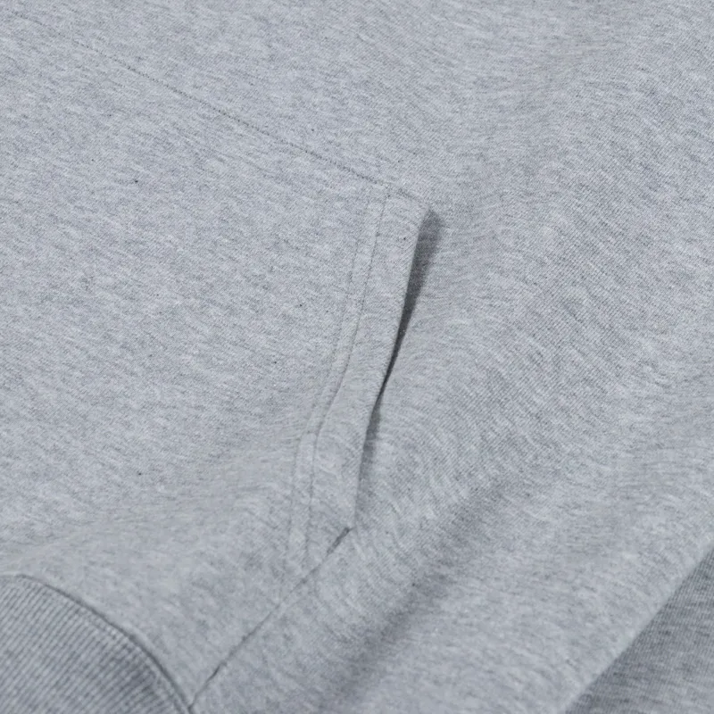 Carhartt WIP Chase Neck Zip Sweat Grey Heather Gold-5