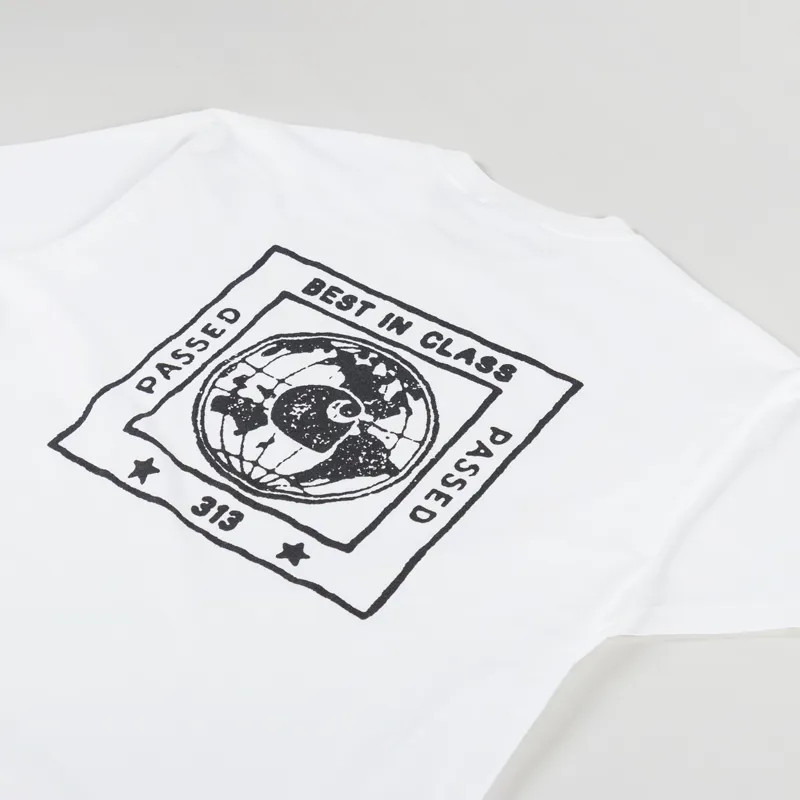 Carhartt WIP Stamp T Shirt White Black-2