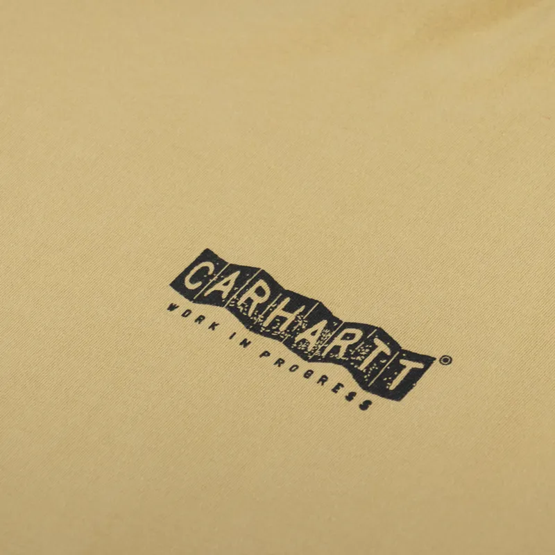Carhartt WIP Stamp T Shirt Bourbon Black-5