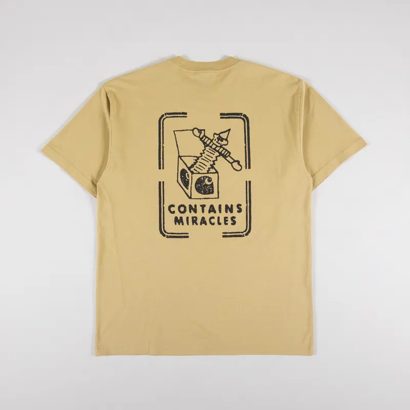Carhartt WIP Stamp T Shirt Bourbon Black